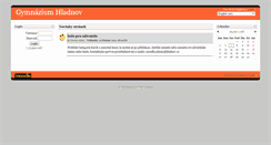 Desktop Screenshot of moodle.hladnov.cz